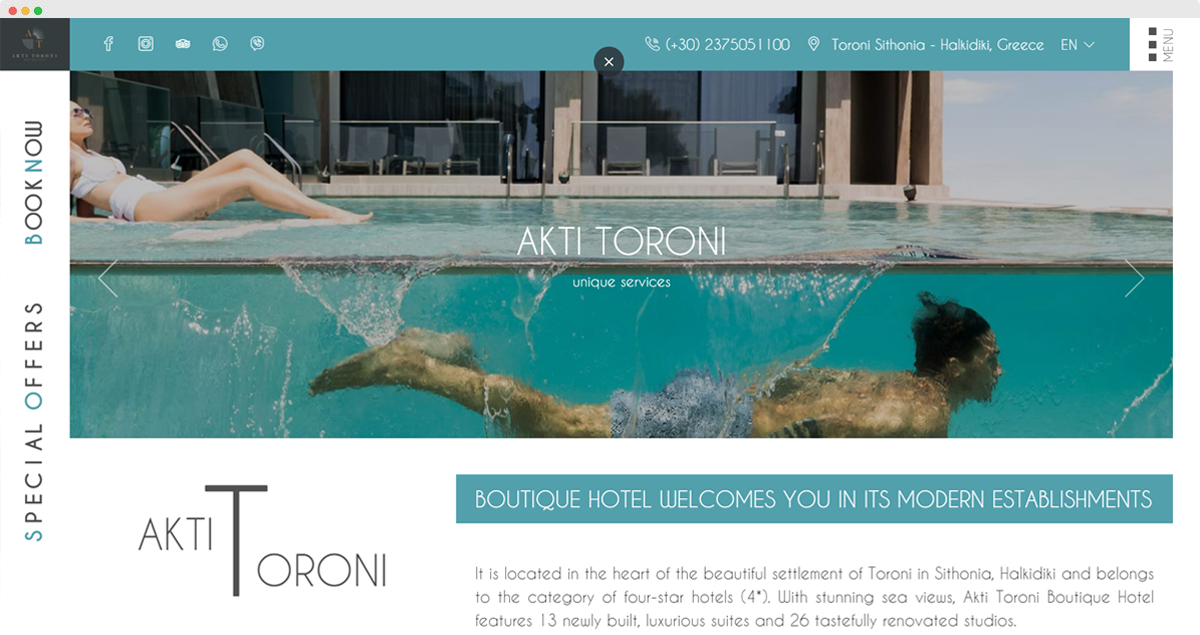 akti toroni boutique hotel project