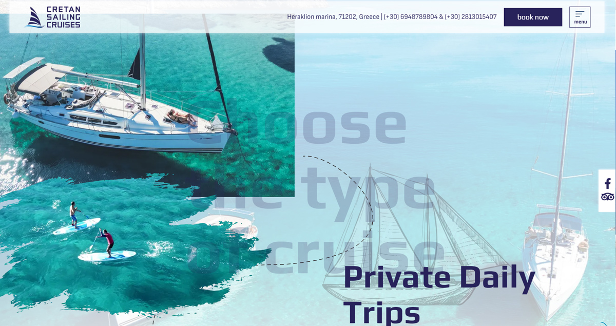 Cretan Sailing Cruises project